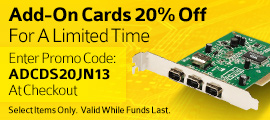 Add-on cards 20% off for a limited time