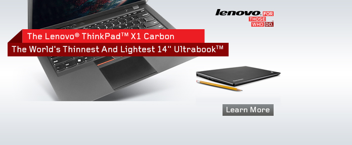 Lenovo X1 Ultrabooks