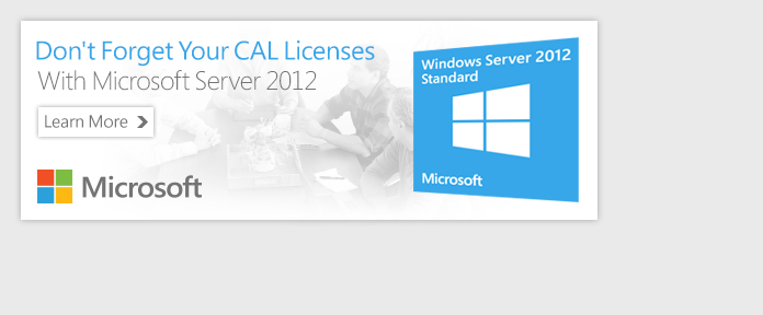 Microsoft Server 2012 + CALs