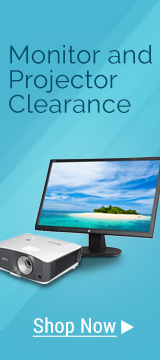 Monitor and projector clearance Monitor and projector clearance