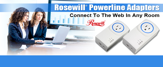 ROSEWILL® POWERLINE ADAPTERS