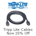 20% off for Tripp-Lite Cables with promo code